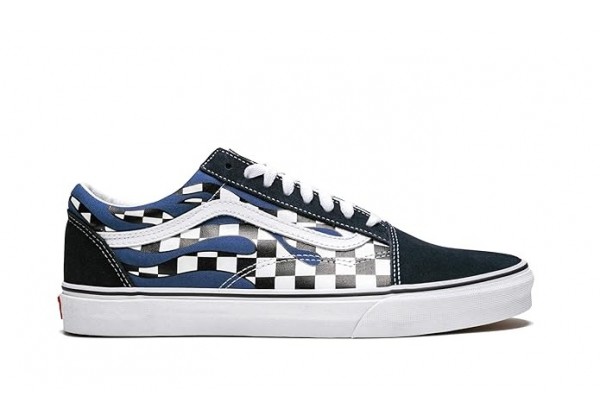 Dark checkered vans best sale