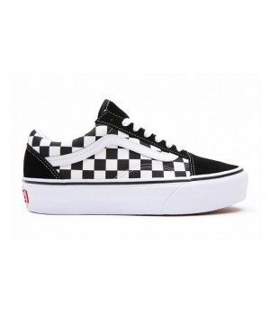 Vans old skool plataforma blancas sale