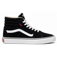 Зимние кеды на меху Vans SK-8 Black White (37, 38, 43)
