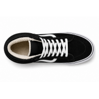 Зимние кеды на меху Vans SK-8 Black White (37, 38, 43)