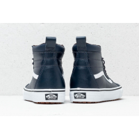 Кеды Vans Sk8-Hi Leather Blue White зимние