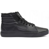 Зимние кеды Vans Old School черные (Распродажа: 36й и 37й размеры)