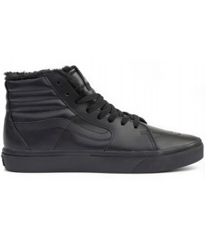 Зимние кеды Vans Old School черные (Распродажа: 36й и 37й размеры)