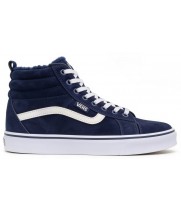Кеды Vans Filmore Hi Vansguard Blue White Suede зимние