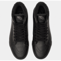 Зимние кеды Vans Old School черные (Распродажа: 36й и 37й размеры)