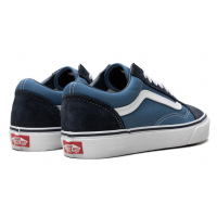 Кеды Vans Old Skool сине-голубые с белым