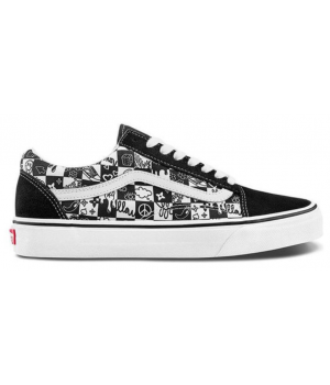 Vans Old Skool Doodle Checkerboard