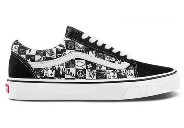 Vans Old Skool Doodle Checkerboard