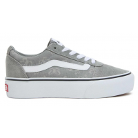 Vans Old Skool Platform Grey Butterfly White