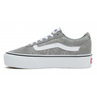 Vans Old Skool Platform Grey Butterfly White