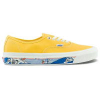 Vans Authentic Yellow Blue Print