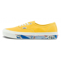 Vans Authentic Yellow Blue Print