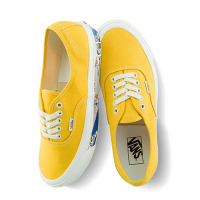 Vans Authentic Yellow Blue Print