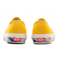 Vans Authentic Yellow Blue Print