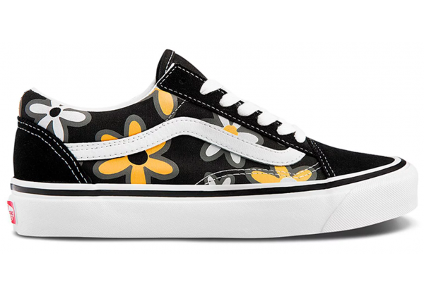 Кеды Vans Old Skool Style 36 Black Flower