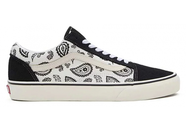 Кеды Vans Old Skool Print Black White