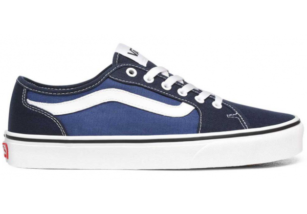 Dark blue low top vans best sale