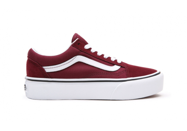 Vans Old Skool Platform Bordo бордовые