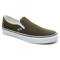 Слипоны Vans Classic Slip-On Beech True White зеленые