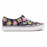 Кеды Vans Comfycush Authentic Spongebob с принтом фиолетовые