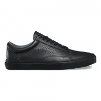 Кожаные кеды Vans Old Skool Reissue DX черные