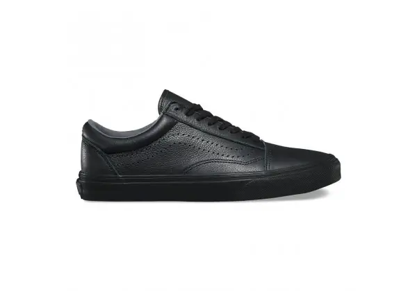 Кожаные кеды Vans Old Skool Reissue DX черные