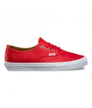 Vans кеды кожаные Authentic Decon (Premium Leather) красные